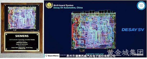 黄金城集团西威荣获2024年全球PCB创新设计大奖